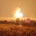 Ukraine Claims Destruction of Large Russian Ammunition Depot in Overnight Drone Attack