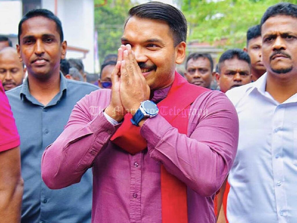 Namal Rajapaksa Promises to Make Sri Lanka Asia's Most Developed Nation