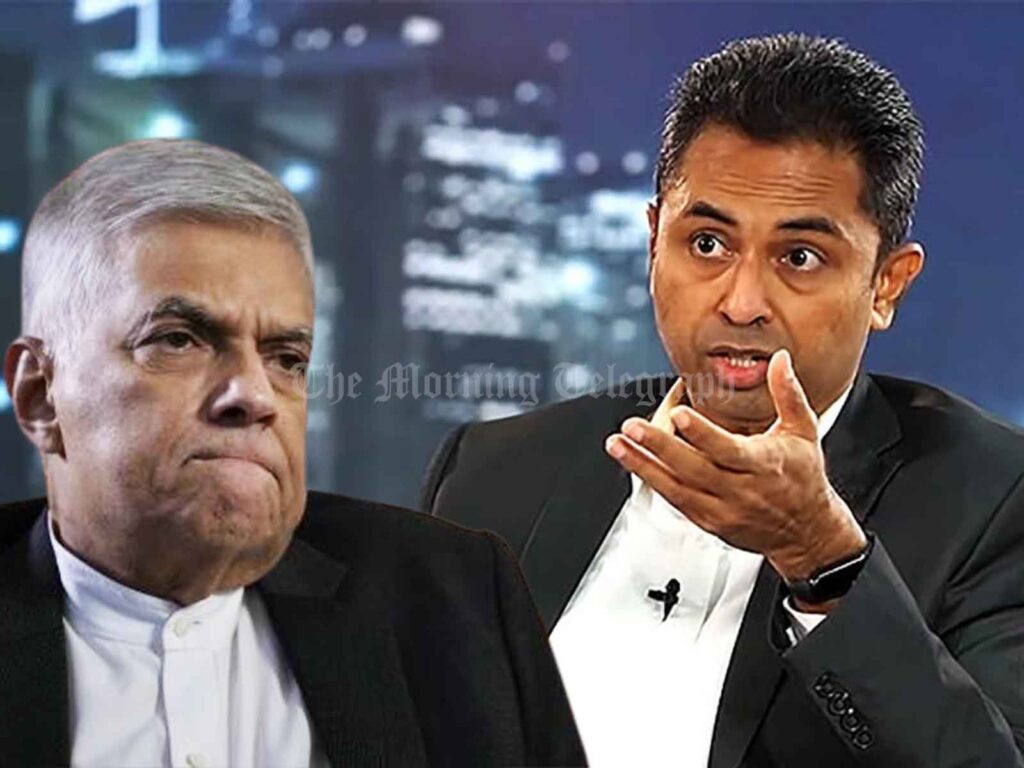 Ranil Panics: Clinically Avoids Chamuditha & Hiru TV for Final Media Interview