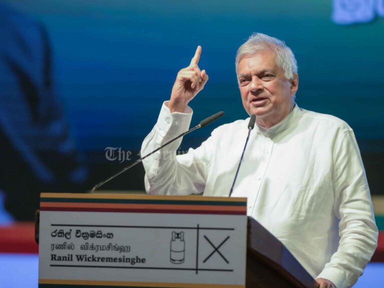 President Wickremasinghe Urges Continuation of Progress Amidst Criticism