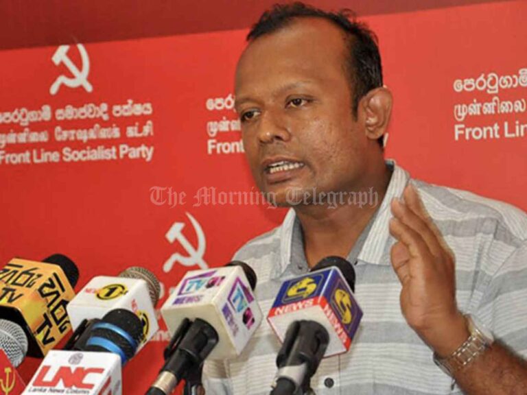 Front Line Socialist Party Labels Foreign Debt Restructuring as Criminal, Calls for Legal Action