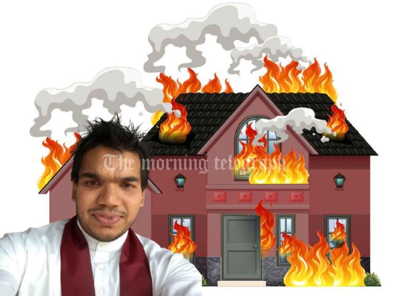 Fire Erupts at Former MP Namal Rajapaksa's Official Residence in Colombo