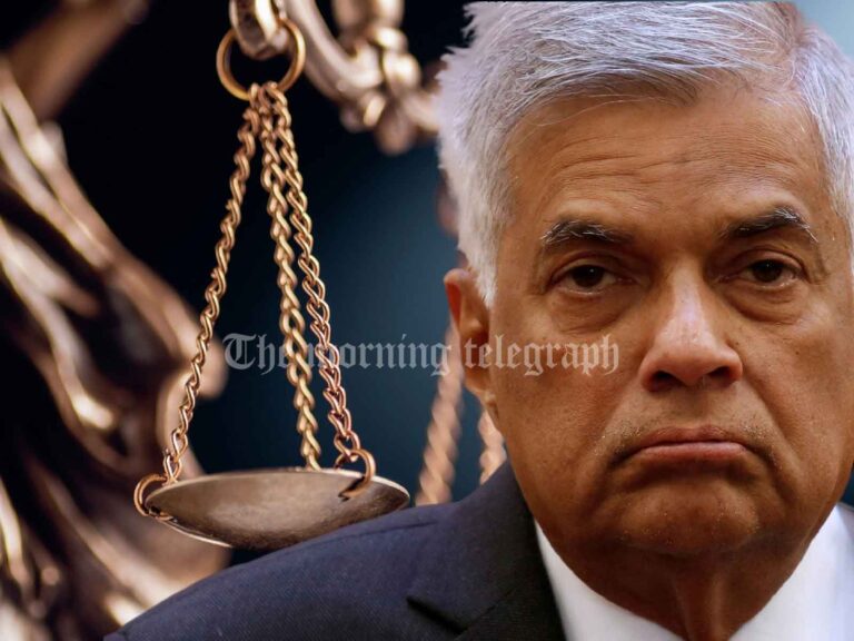 Former President Ranil Wickremesinghe to Face Legal Action