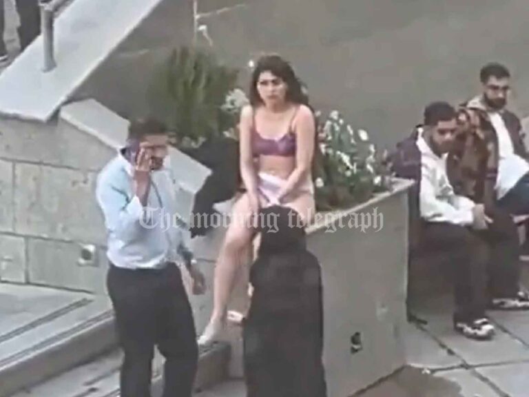 Iranian Student Protests Hijab Law by Undressing in Public - (Video)