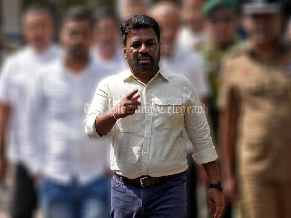 President Anura Surprises Public by Walking to Work