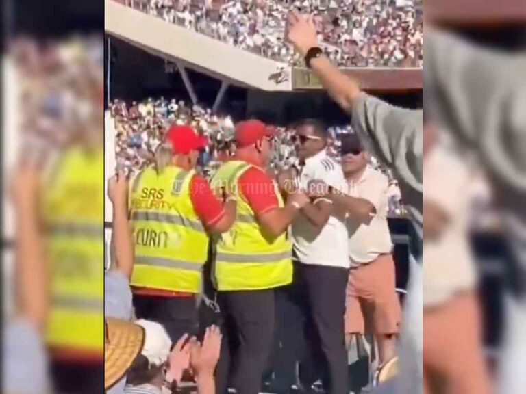 Indian Fan Ejected for Sandpaper Incident at Adelaide Test