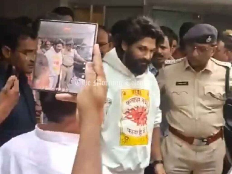 Superstar Allu Arjun Arrested - (Video)