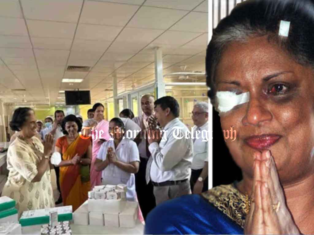 Chandrika Donates Medicines to Cancer Hospital on 25th Anniversary of 1999 Bomb Attack