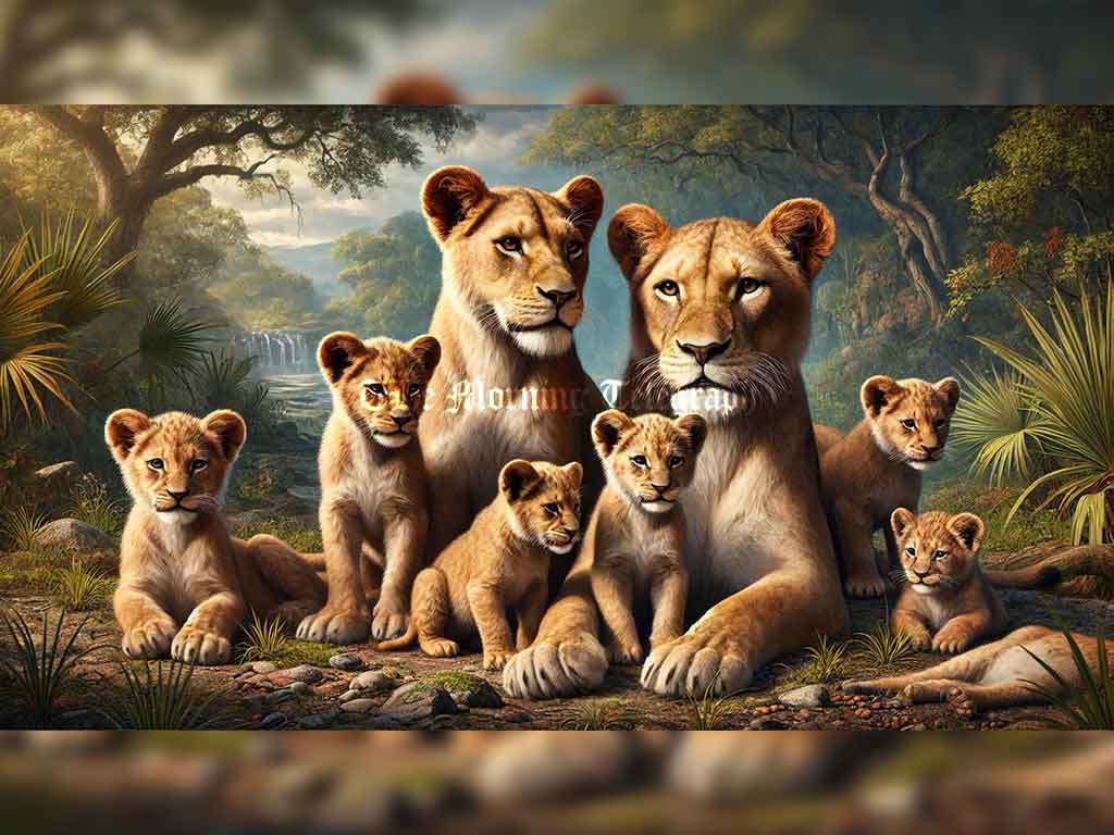 Ridiyagama Safari Park Welcomes Six New Lion Cubs