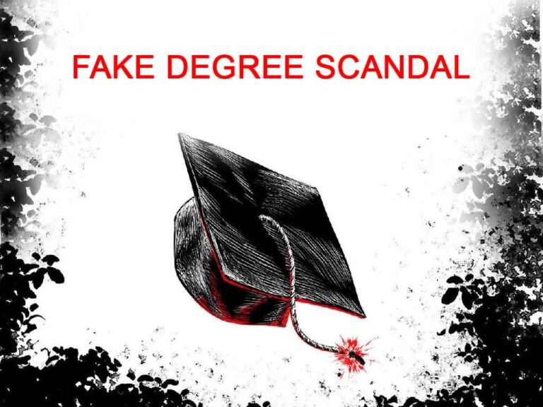 The Fake Degree Scandal: A Blow to the Government’s Credibility