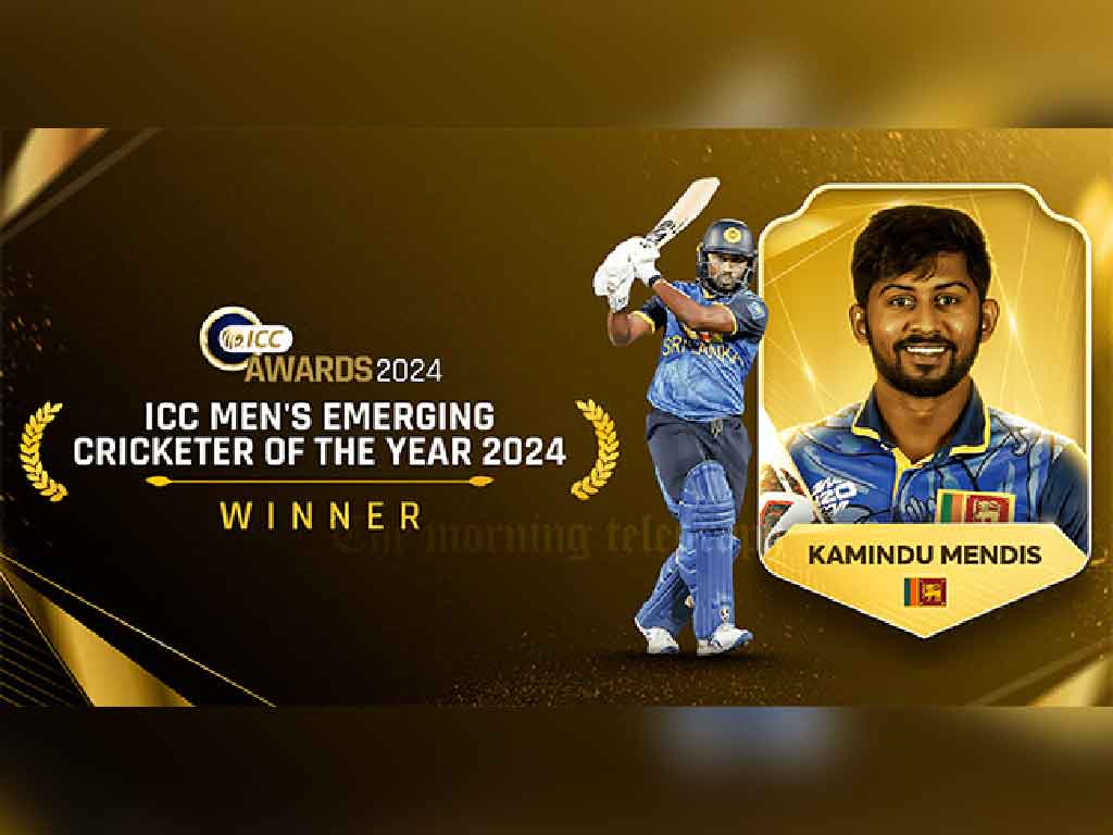 ICC Awards 2024: Kamindu Mendis Named Emerging Cricketer of the Year