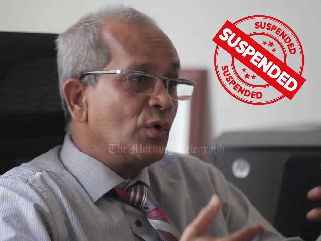 NOCSL's Sec. Gen Maxwell De Silva Suspended - Finally!