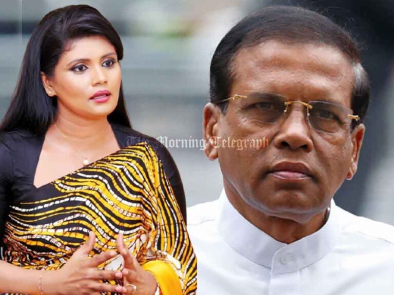 “Don’t Slander Me and My Children” – Sirisena Responds to Allegations