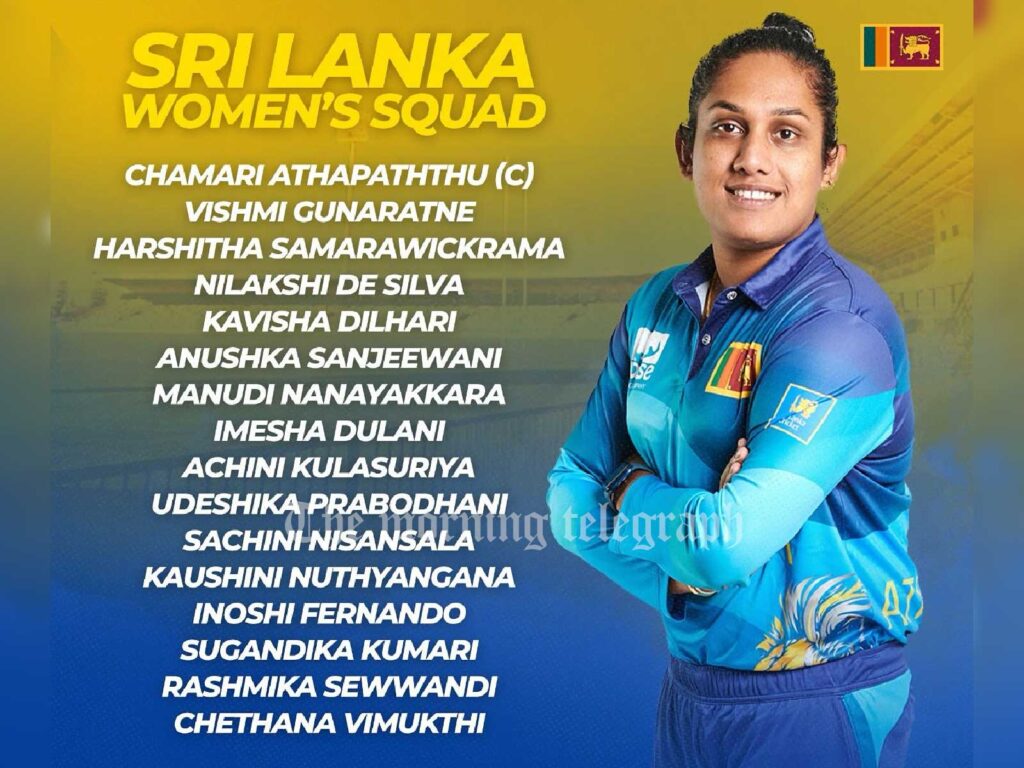 Sri Lanka Women’s Cricket Team Announced for New Zealand Tour