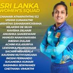 Sri Lanka Women’s Cricket Team Announced for New Zealand Tour