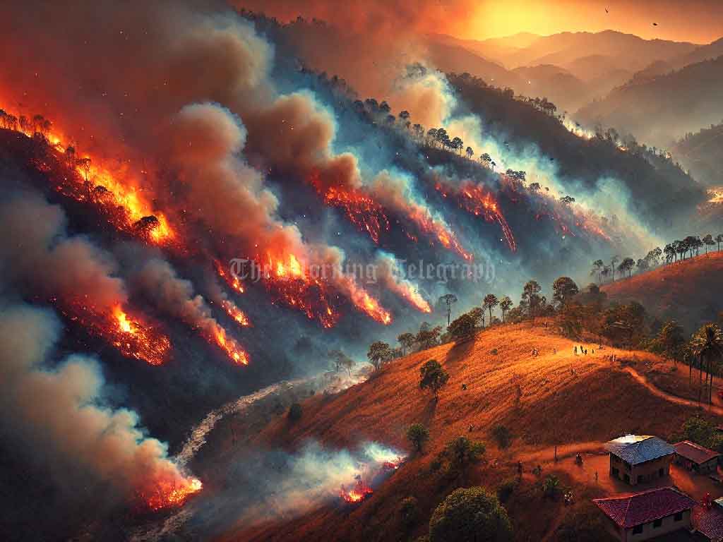 Forest Dept Warns Public as 11 Wildfires Reported This Year