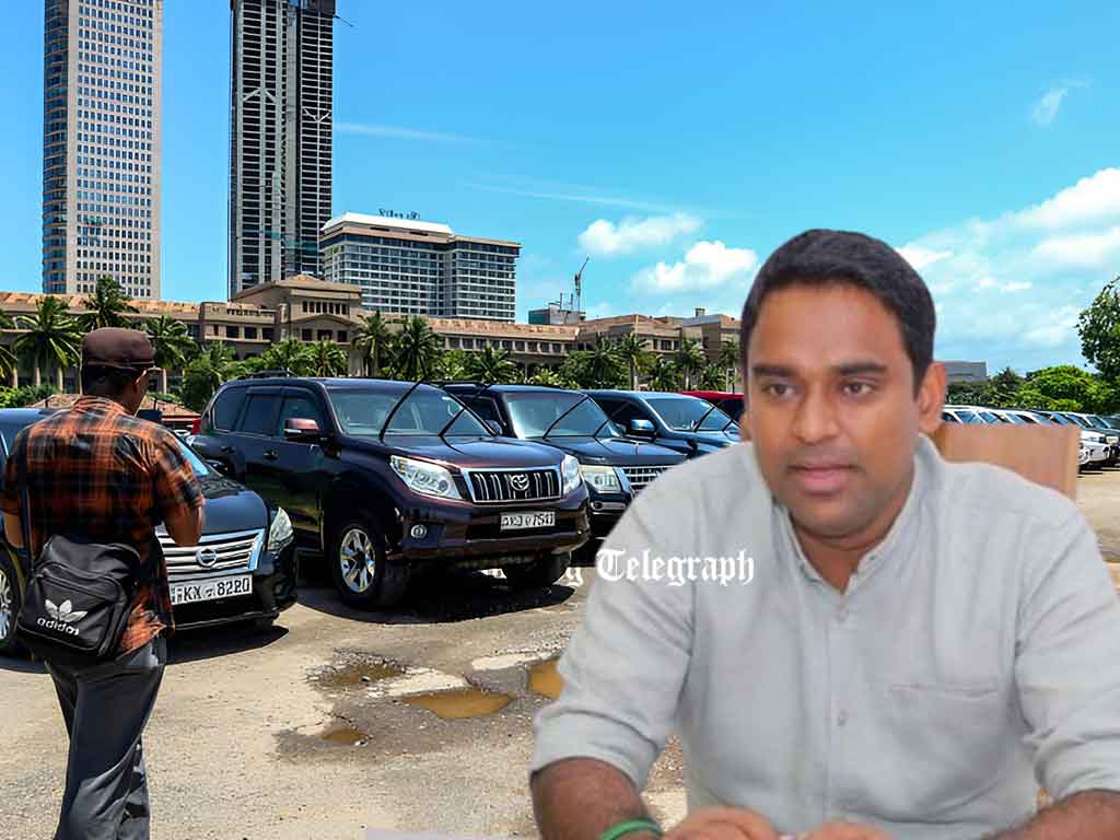 "107 Vehicles Displayed at Galle Face – Only 18 Auctioned, Where Are the Rest" - SJB MP