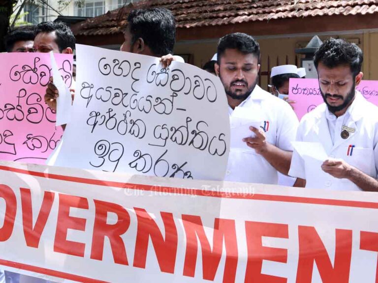 "Even Our Existing Salaries Have Been Cut" – Nurses Protest Nationwide