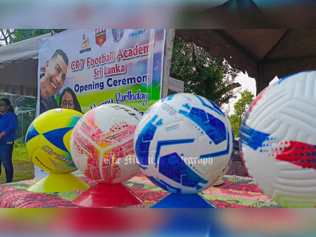 Football Club Named After Cristiano Ronaldo Launched for Children in A'pura