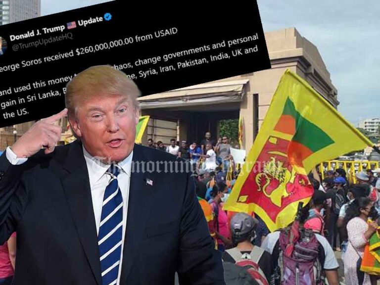 Trump Accuses USAID of Funding Political Unrest in Sri Lanka and Other Countries