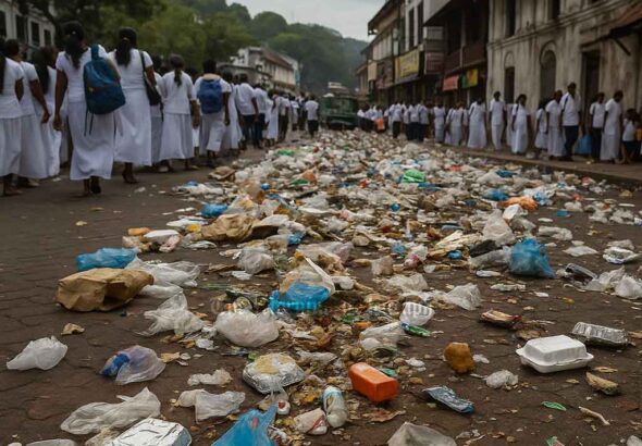 Garbage Chaos in Kandy: Govt’s Noble Drive Undone by Public Negligence and Planning Failures