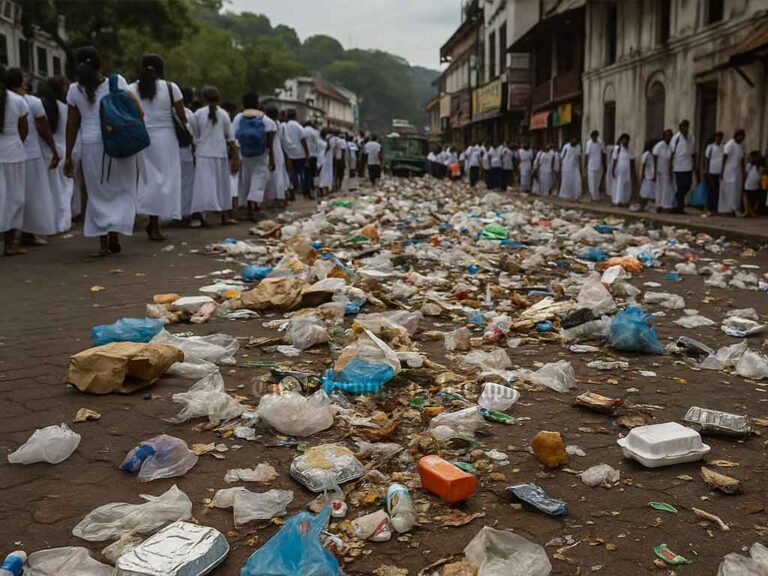 Garbage Chaos in Kandy: Govt’s Noble Drive Undone by Public Negligence and Planning Failures