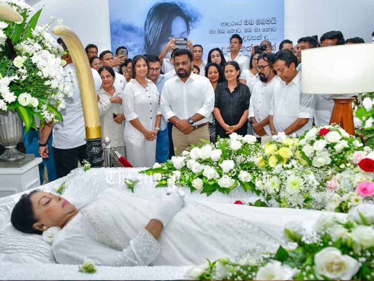 "Her Legacy Belongs to the Nation": President's Tribute to Malani Fonseka