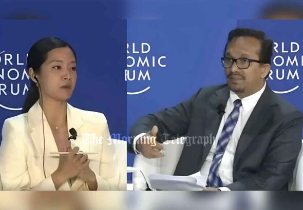 Minister Handun Trolled for English Speech Blunder at World Economic Forum