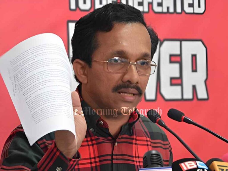 Minister Handun Slams Distortion of His World Economic Forum Speech