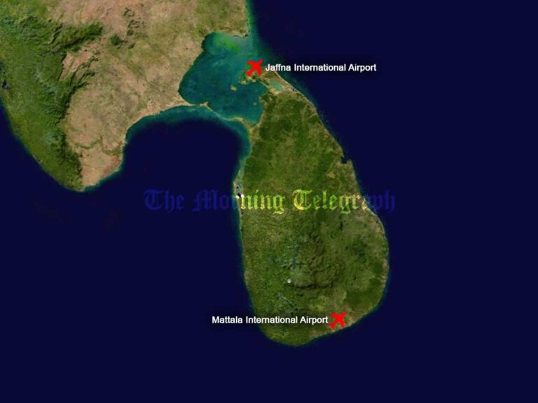 A Tale of Two Terminals; Mattala Vs Jaffna