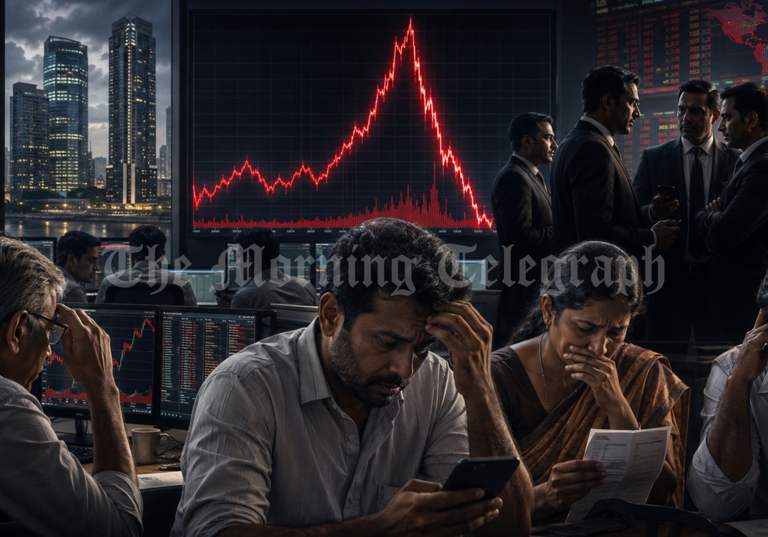 Colombo Stock Exchange scandal showing investors facing a pump-and-dump market crash
