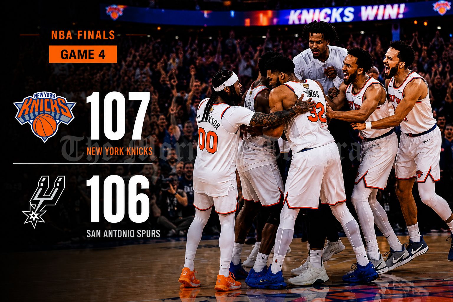 Knicks win Game 4