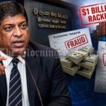 Ravi Karunanayake addressing Parliament amid foreign exchange fraud scrutiny over banks and customs controls.