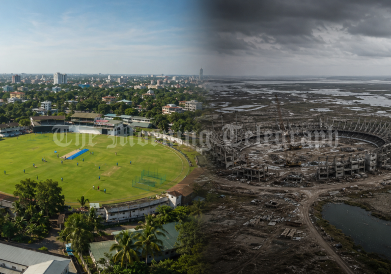 Tamil Union stadium upgrade at P. Saravanamuttu Stadium contrasting with stalled Jaffna cricket development