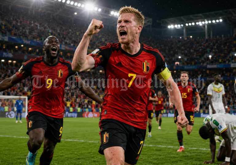 Belgium Senegal comeback as Youri Tielemans celebrates dramatic World Cup extra-time winner in Seattle.