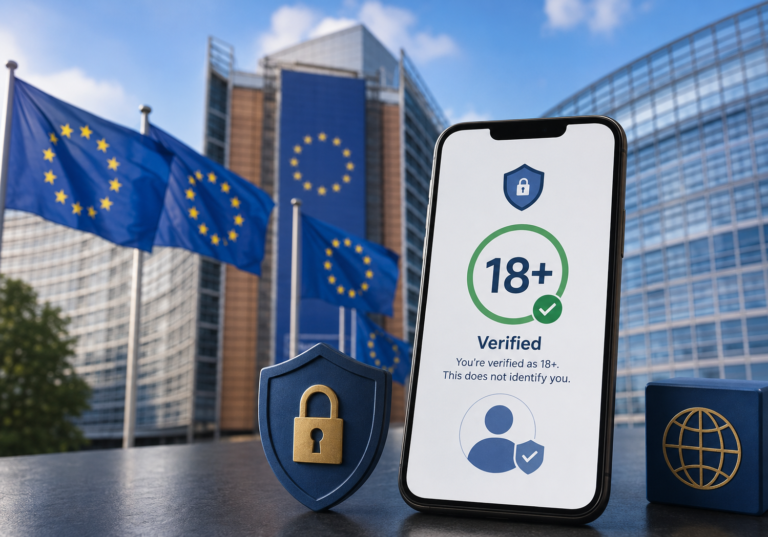 EU internet passport fact-check explaining Europe’s age-verification system and online privacy safeguards