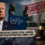 Trump ICC campaign targeting the International Criminal Court through sanctions and diplomatic pressure