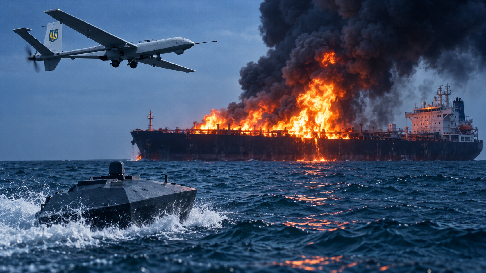 Ukraine Black Sea strikes targeting Russian-linked tankers and commercial vessels during the escalating maritime conflict.