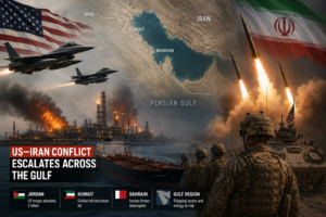 US Iran war escalation spreading across Jordan, Kuwait, Bahrain and critical Gulf infrastructure
