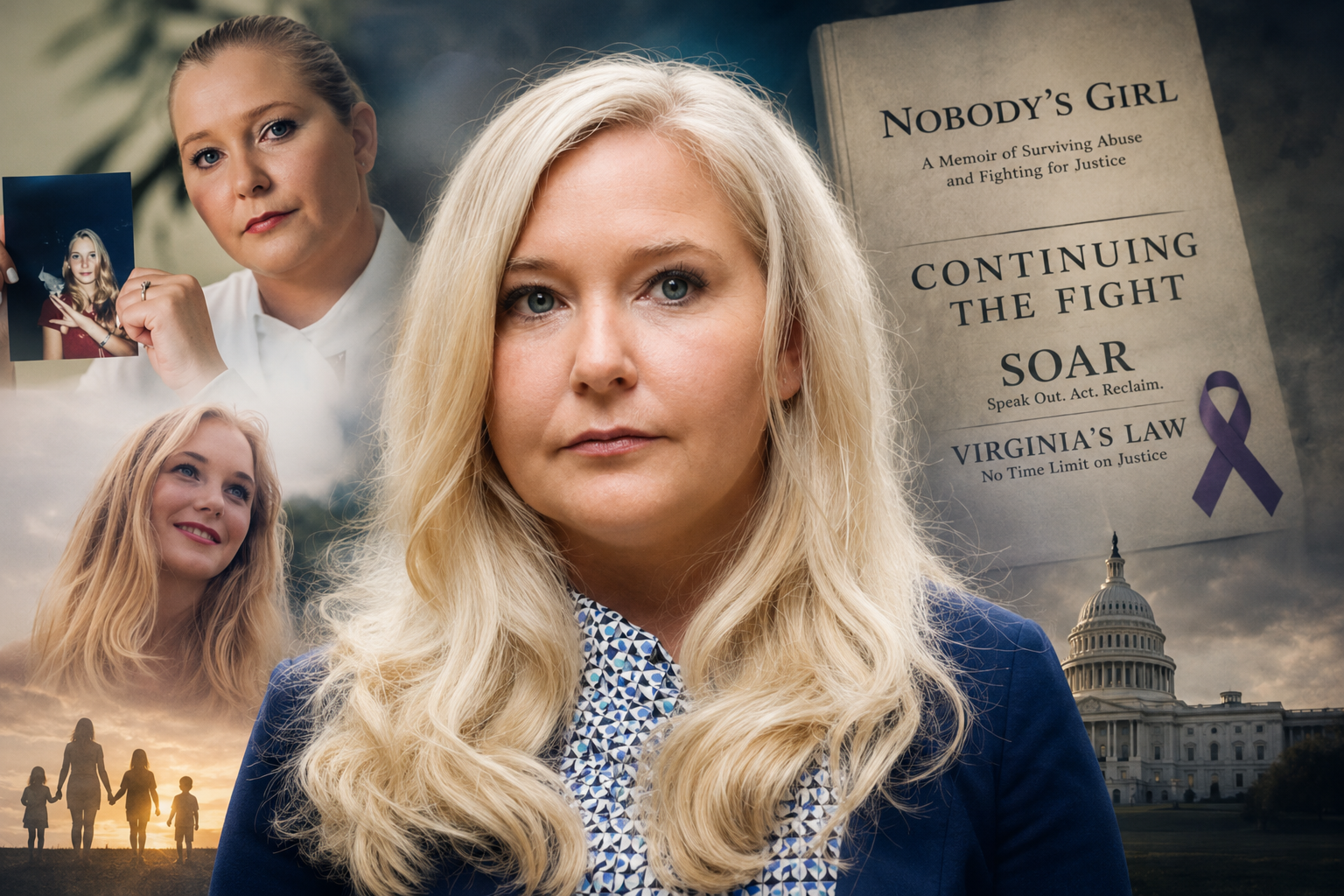 Virginia Giuffre legacy continued by Sky Roberts and Amanda through SOAR and Virginia’s Law