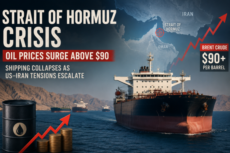 Strait of Hormuz crisis disrupting oil tankers and global energy shipments