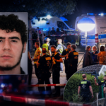 German police securing an allotment complex after the deadly Berlin Pride attack