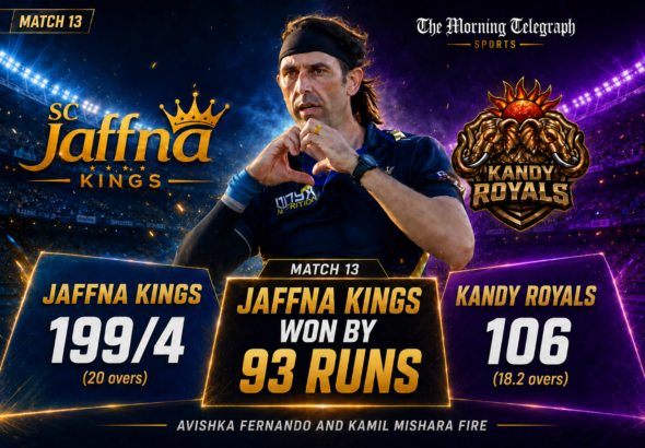 Jaffna Kings Crush Kandy Royals