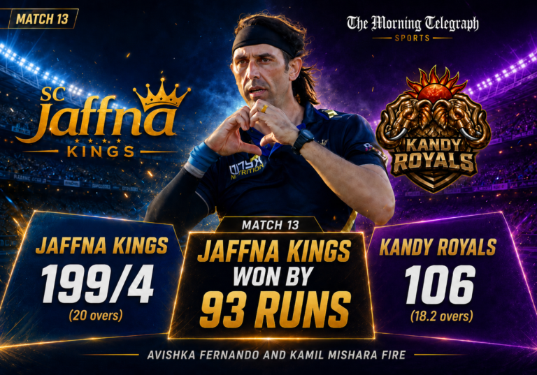 Jaffna Kings Crush Kandy Royals