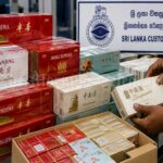 Chinese tobacco smuggling involving illegal cigarette cartons seized in Sri Lanka
