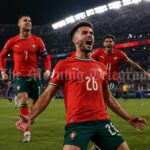 Gonçalo Ramos celebrates after Portugal beat Croatia in a dramatic FIFA World Cup 2026 knockout match.