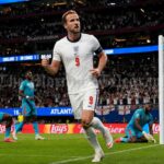 Harry Kane celebrates after his Kane Late Brace rescued England against DR Congo in Atlanta.