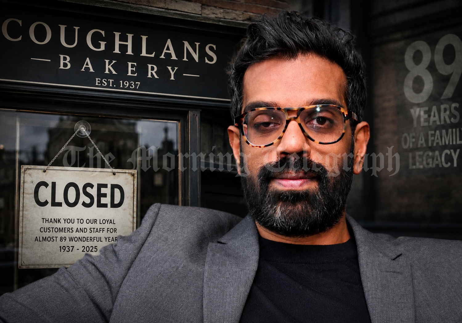 Romesh Ranganathan linked to Coughlans Bakery after the 89-year family business closed