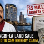 Shangri-La land sale bribery allegation involving Colombo waterfront property and former President Mahinda Rajapaksa