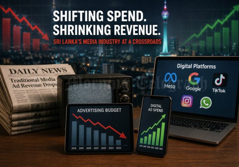 Sri Lankan media revenue affected by shrinking ad budgets and digital marketing growth